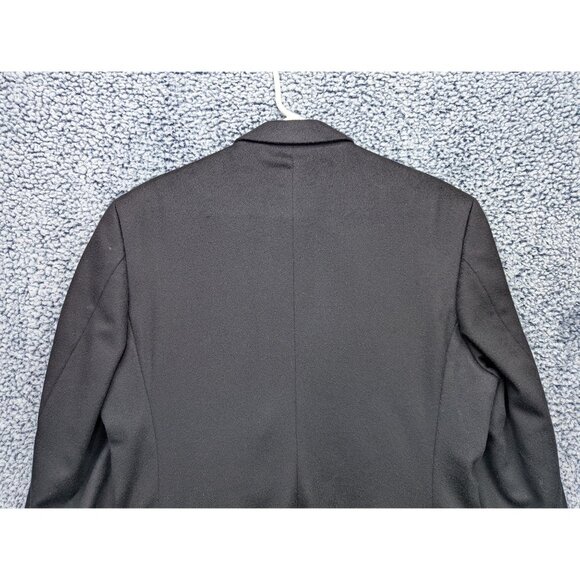 VTG Hart Schaffner Marx 100% Cashmere Blazer Mens 42L Two Button Office Black - Picture 7 of 13